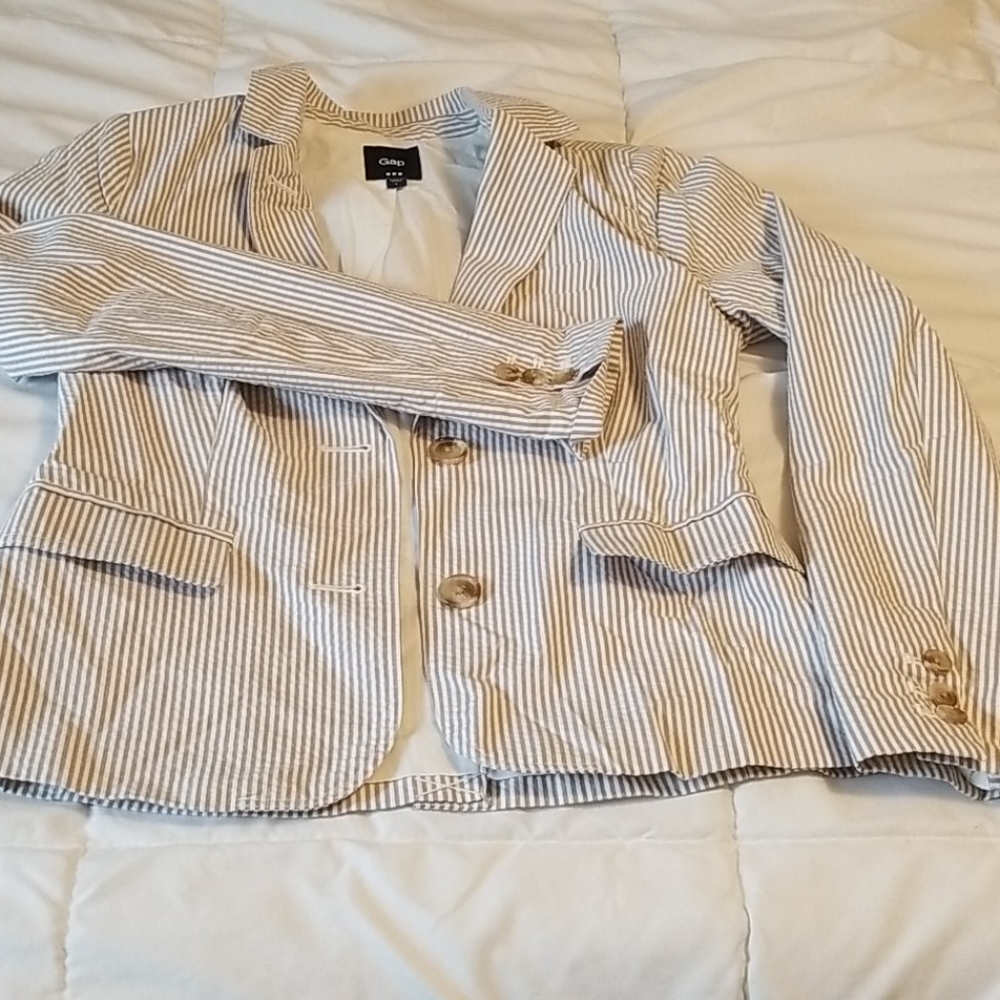 Seersucker blazer